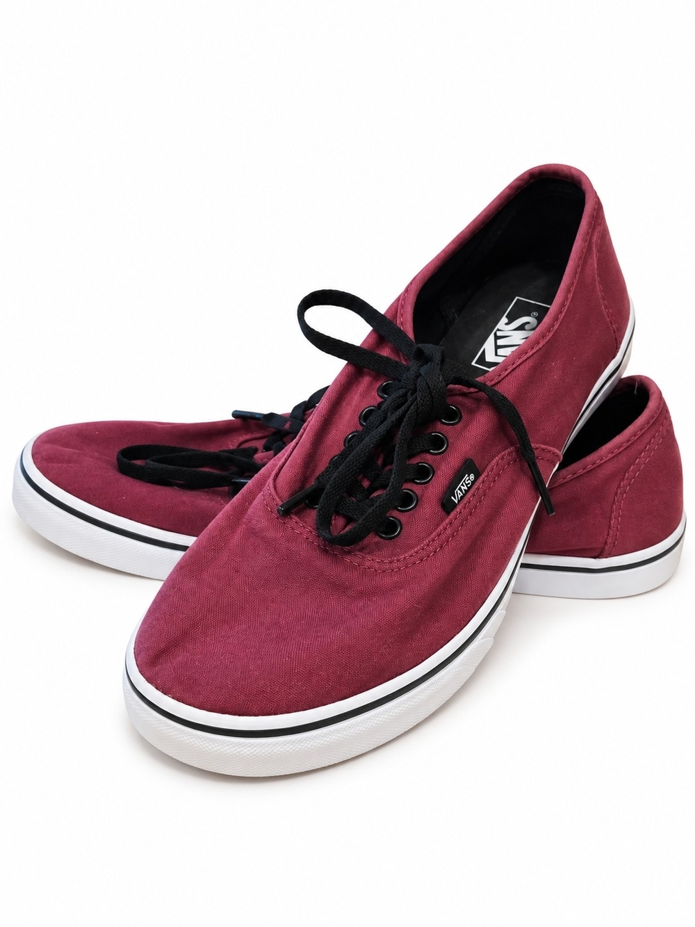 Vans Authentic Burgundy Canvas Sneakers Men’s 8 Women’s 9.5